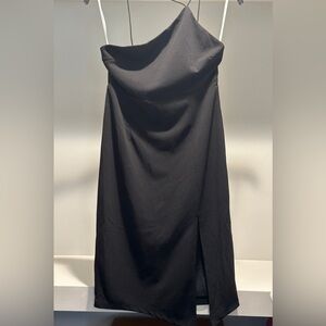 LULUS Asymmetrical Black Cocktail Dress Size Large
